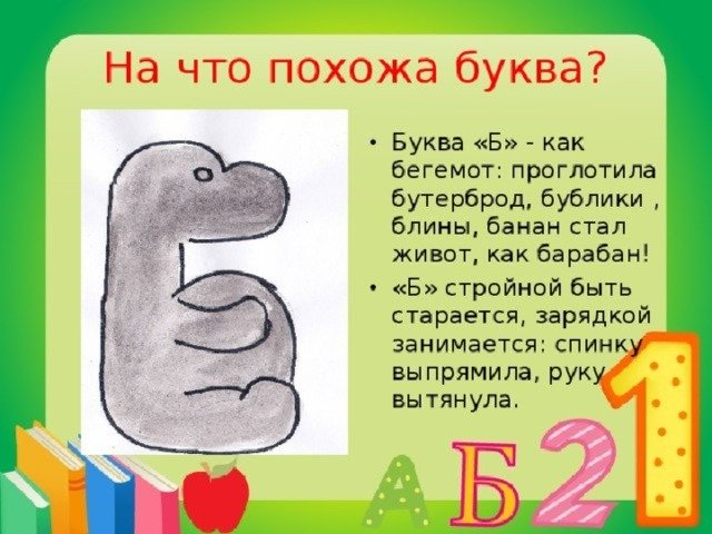 На что похожа буква Б в картинках   сборка для детей (3)