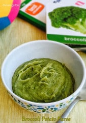 Broccoli potato puree for babies