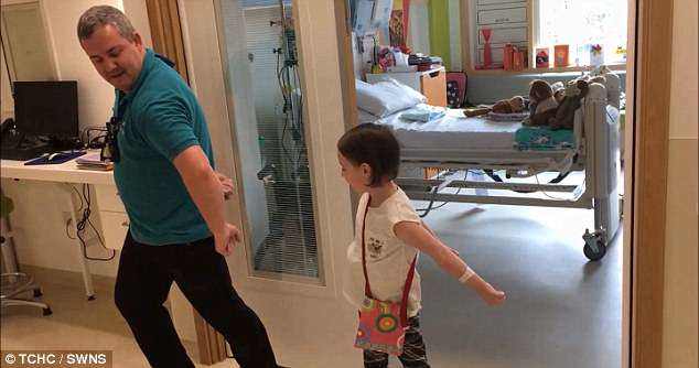 This is the heartwarming moment hospital staff are filmed performing the 