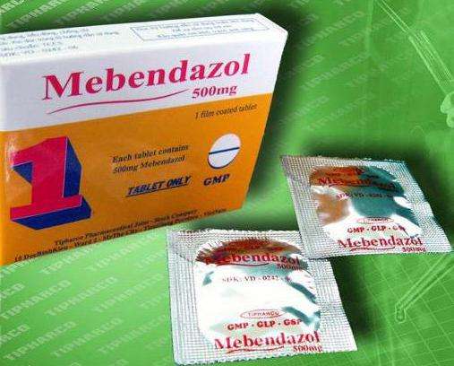 мебендазол таблетки